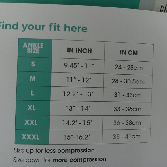 NIB Modvel Foot & Ankle Brace Socks - Picture 9 of 13